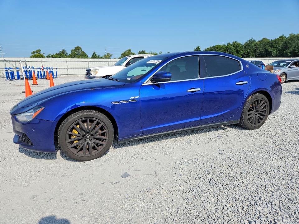 2017 Maserati Ghibli VIN ZAM57RSA5H1235796 COPART salvage auction — WATER/FLOOD, La - Cert Of Title-Salvage Flood, sold $4,600 on 2026-08-10 (photo 1)