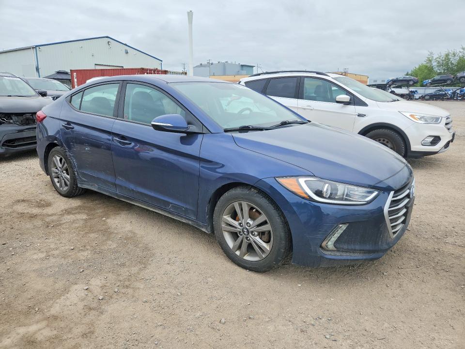 2017 Hyundai Elantra VIN KMHD84LF5HU375724 COPART salvage auction — SIDE, ON - PERMIT NO BRAND - UNFIT, sold $1,750 on 2026-07-28 (photo 4)