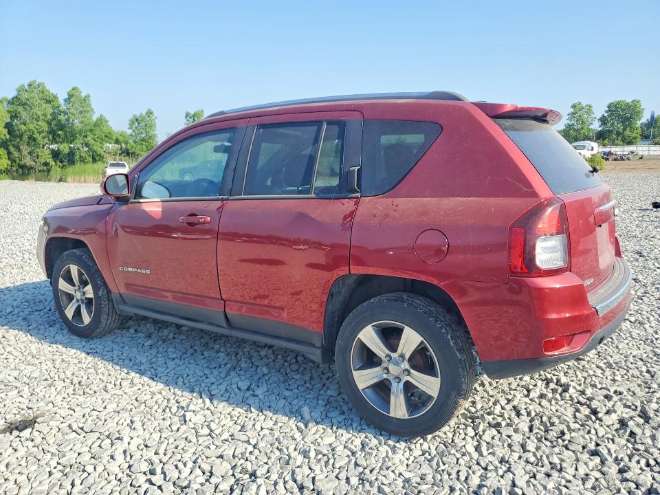 2017 Jeep Compass VIN 1C4NJCEB1HD185033 COPART salvage auction — FRONT END, Oh - Certificate Of Title, sold $90 on 2026-07-09 (photo 2)