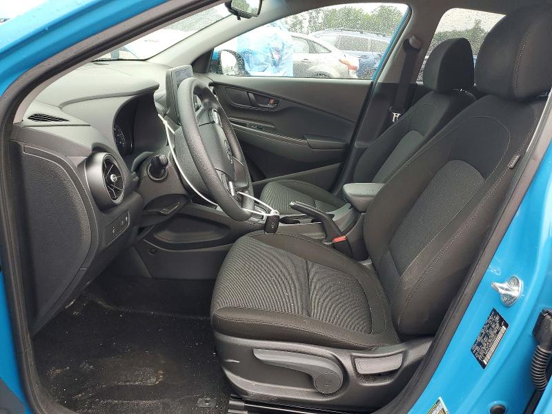 2022 Hyundai Kona VIN KM8K6CAB9NU888901 COPART salvage auction — ROOF, Salvage Title, sold $400 on 2026-07-29 (photo 7)