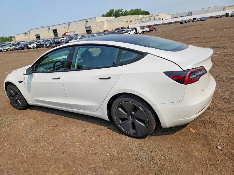 2021 Tesla Model 3 VIN 5YJ3E1EB2MF869737 COPART salvage auction — FRONT END, Ct - Cert Of Title-Salvage, sold $5,400 on 2026-07-31 (photo 2)