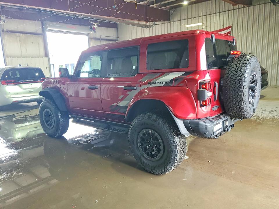 2025 Ford Bronco VIN 1FMEE0RR9SLB11183 COPART salvage auction — FRONT END, Ny - Mv-907A Salvage Certificate, sold $57,500 on 2026-07-28 (photo 2)