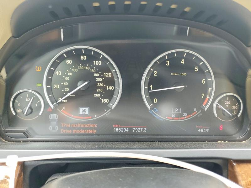 2013 BMW 7er VIN WBAYE8C56DD132296 COPART salvage auction — REAR END, Ca - Salvage Certificate, sold $475 on 2026-07-28 (photo 9)