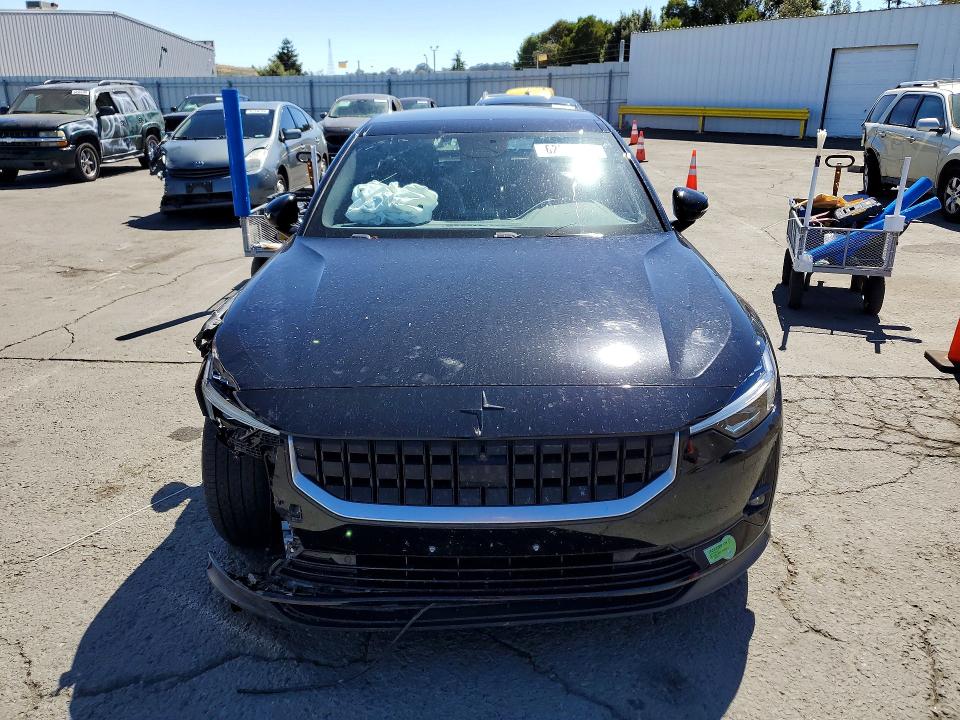 2021 Polestar 2 VIN LPSED3KAXML015698 COPART salvage auction — FRONT END, Ca - Salvage Certificate, sold $7,400 on 2026-08-14 (photo 5)