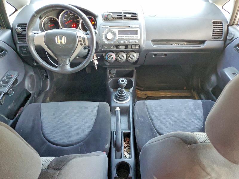 2007 Honda Fit VIN JHMGD37607S009972 COPART salvage auction — FRONT END, CA - SALVAGE CERTIFICATE, sold $575 on 2026-07-30 (photo 8)