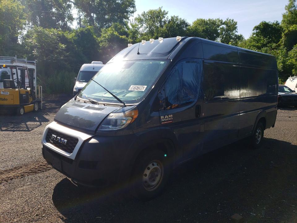 2021 Ram Promaster VIN 3C6MRVJG2ME536520 COPART salvage auction — ALL OVER, Ct - Certificate Of Title, sold $100 on 2026-07-28 (photo 1)