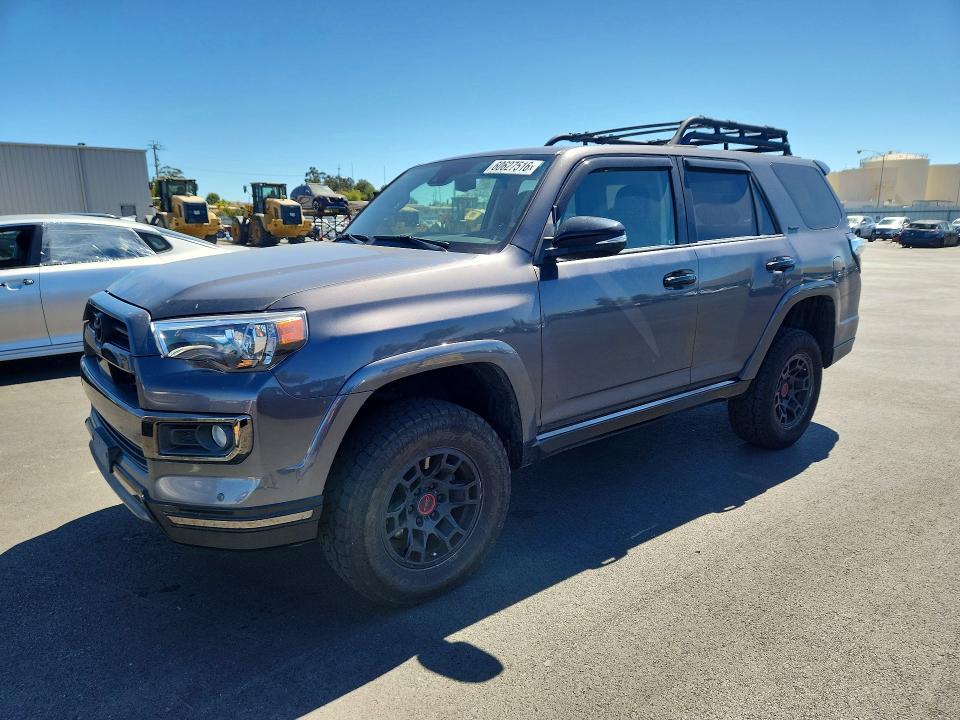 2020 Toyota 4runner VIN JTEBU5JR5L5816034 COPART salvage auction — FRONT END, Ca - Salvage Certificate, sold $8,000 on 2026-07-27 (photo 1)