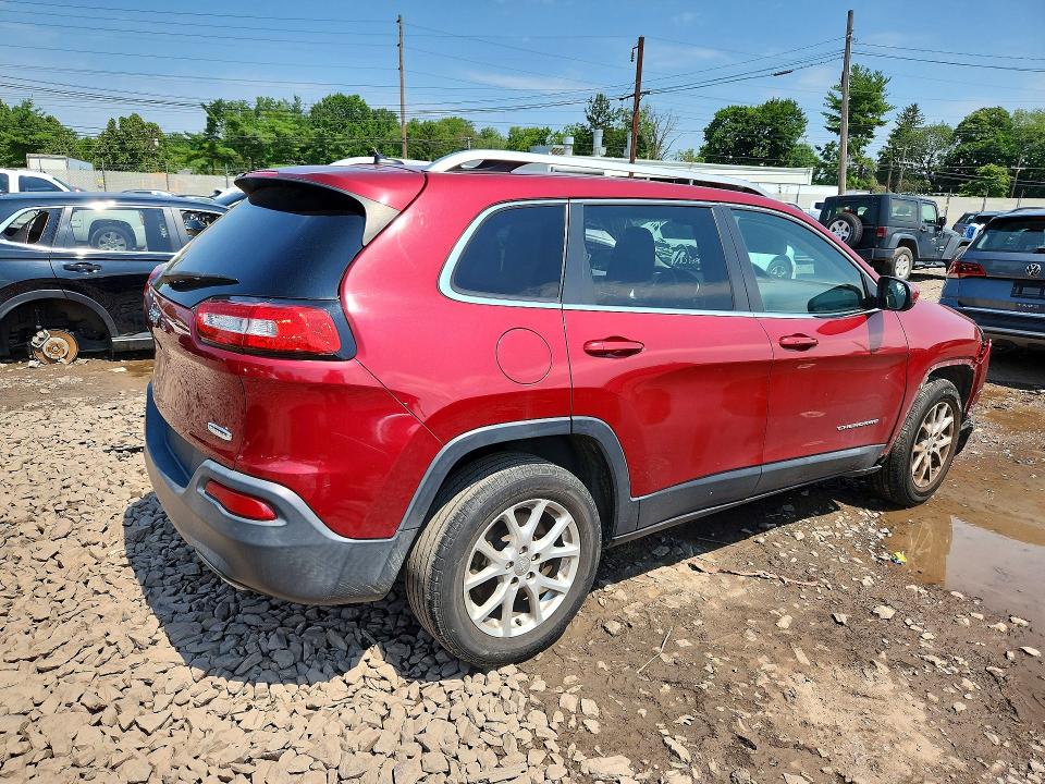 2014 Jeep Cherokee VIN 1C4PJLCS0EW117334 COPART salvage auction — FRONT END, Pa - Cert Of Salv-R=Reconstructed, sold $25 on 2026-07-20 (photo 3)
