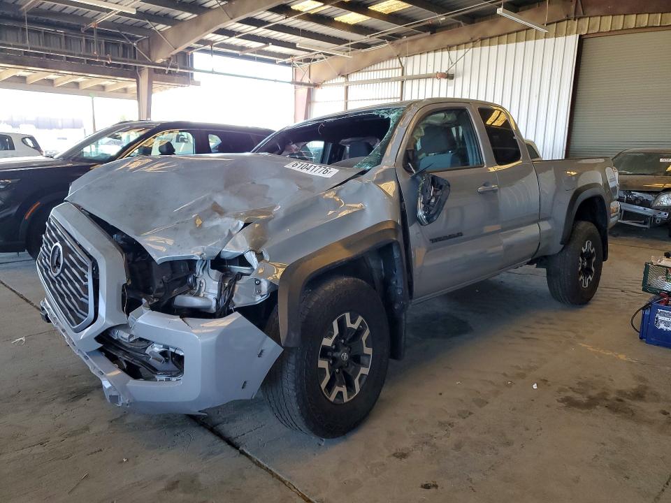 2021 Toyota Tacoma VIN 3TYSZ5AN5MT009452 COPART salvage auction — FRONT END, Ca - Salvage Certificate, sold $5,100 on 2026-07-30 (photo 1)