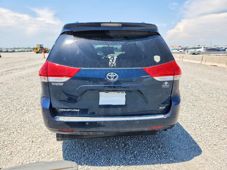 2012 Toyota Sienna VIN 5TDYK3DC6CS240187 COPART salvage auction — FRONT END, Salvage Title, sold $9,900 on 2026-10-06 (photo 6)