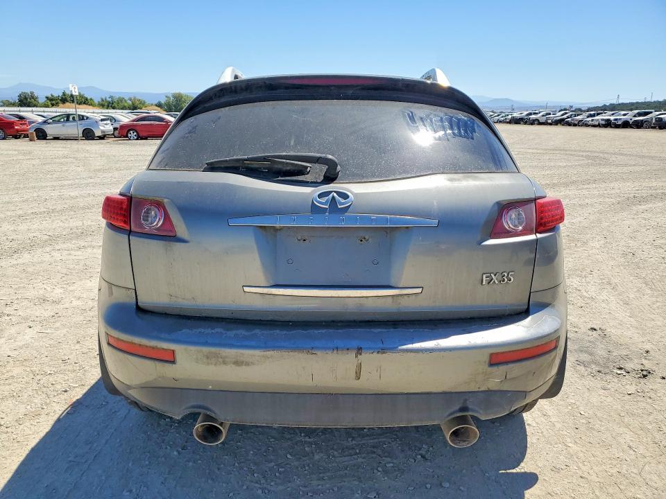 2004 Infiniti Fx35 VIN JNRAS08W64X224541 COPART salvage auction — FRONT END, Ca - Acq Bos - Post Sale - Salvage, sold $50 on 2026-07-31 (photo 6)