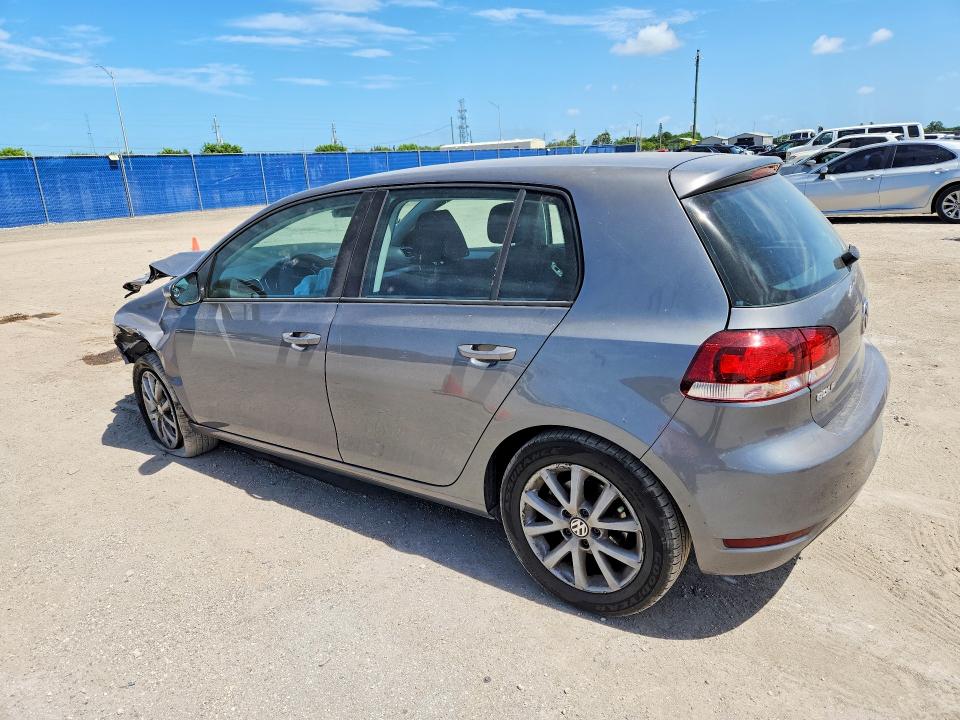 2010 Volkswagen Golf VIN WVWDA7AJ5AW284464 COPART salvage auction — FRONT END, Fl - Cert Of Title Slvg Rebuildable, sold $275 on 2026-08-12 (photo 2)