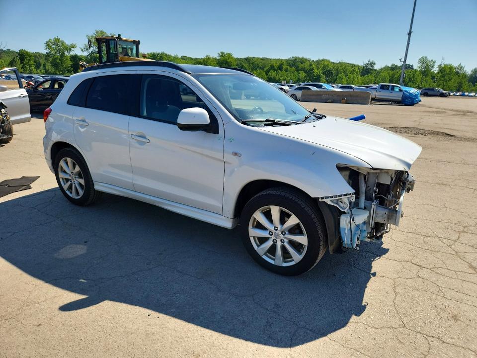 2012 Mitsubishi Outlander VIN JA4AR4AU6CZ000856 COPART salvage auction — FRONT END, Ny - Mv-907A Salvage Certificate, sold $1,200 on 2026-07-16 (photo 4)