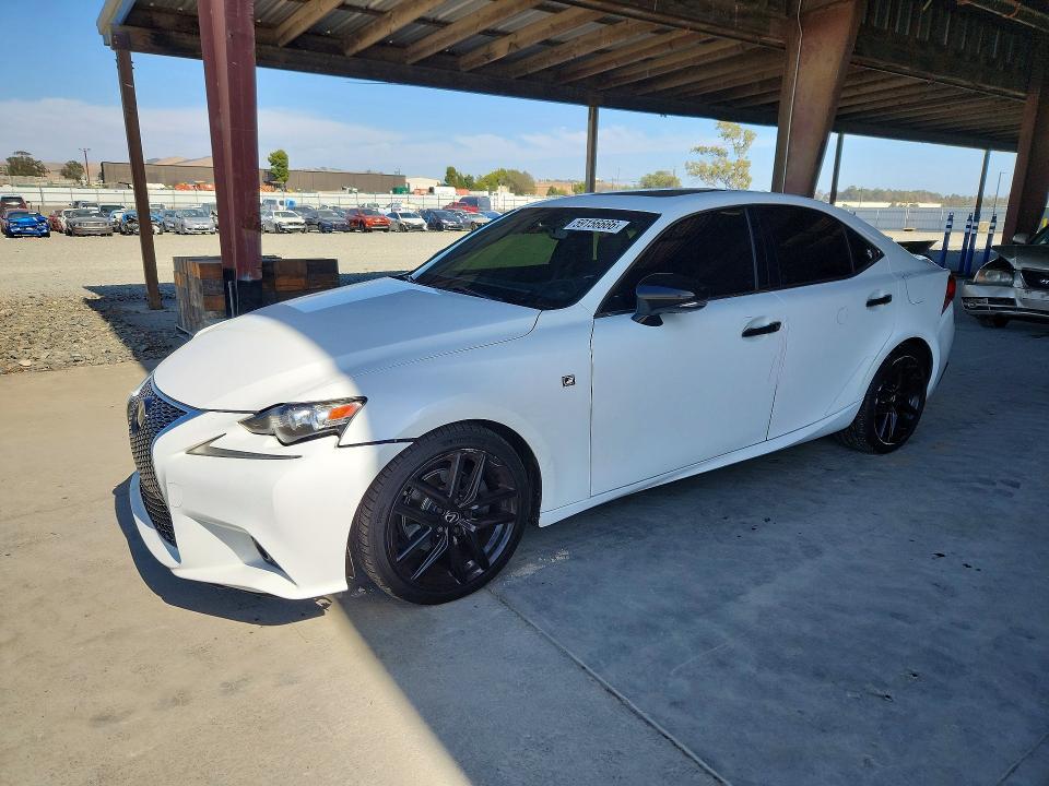 2015 Lexus Is VIN JTHBF1D21F5063613 COPART salvage auction — FRONT END, Ca - Salvage Certificate, sold $3,000 on 2026-07-13 (photo 1)