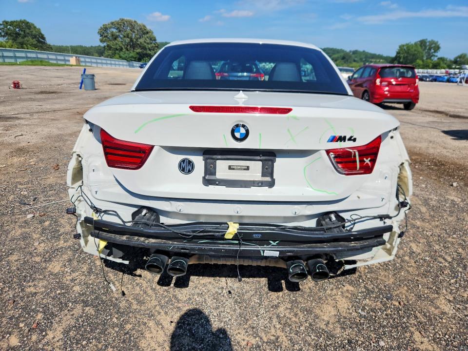 2018 BMW M4 VIN WBS4Z9C50JED31227 COPART salvage auction — REAR END, WI - CERTIFICATE OF TITLE, sold $21,600 on 2026-07-14 (photo 6)