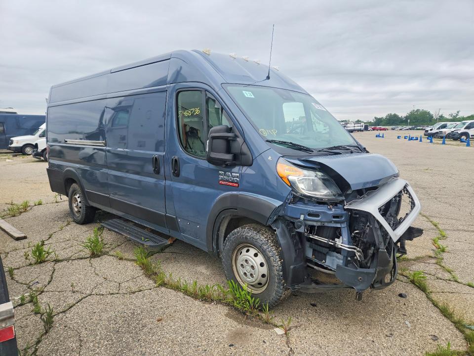 2021 Ram Promaster 3500 VIN 3C6MRVJG7ME535573 COPART salvage auction — FRONT END, OH - CERT OF TITLE-SALVAGE, sold $425 on 2026-07-19 (photo 4)