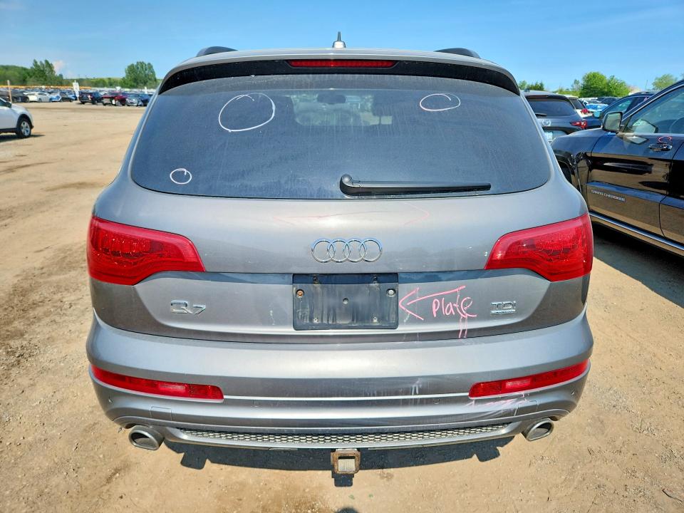 2014 Audi Q7 VIN WA1DMCFE9ED001975 COPART salvage auction — FRONT END, On - Permit Salvage, sold $750 on 2026-07-21 (photo 6)