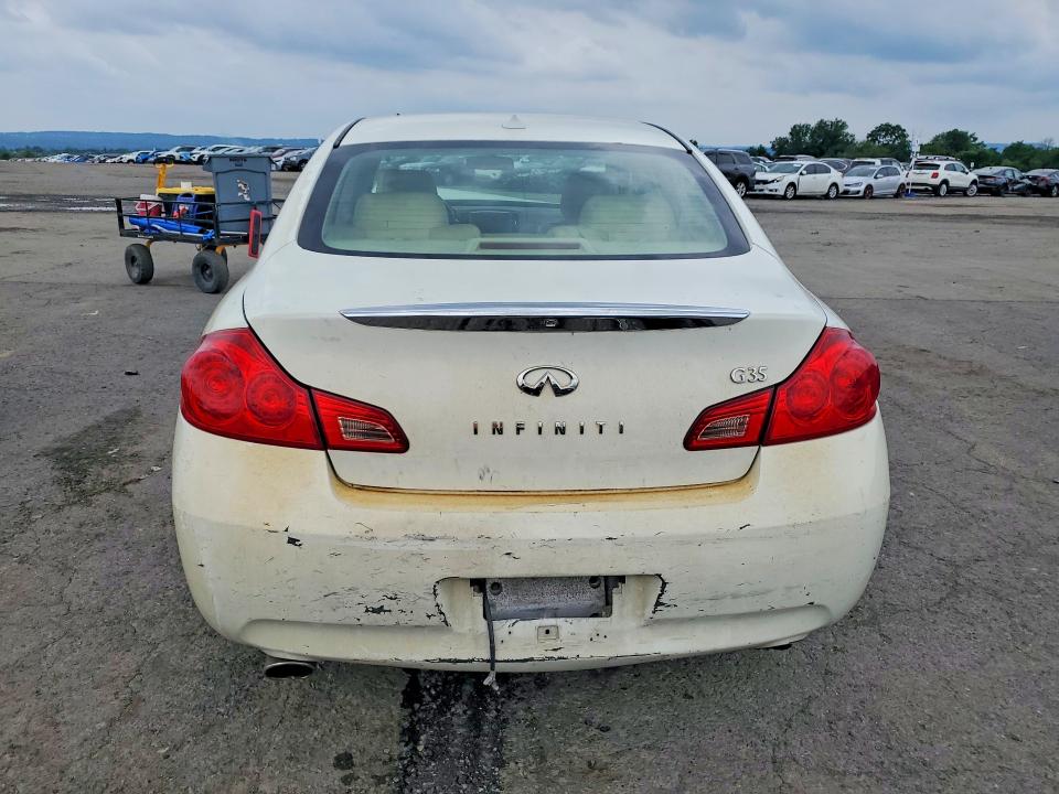 2008 Infi G35 VIN JNKBV61E78M221766 COPART salvage auction — FRONT END, PA - CERTIFICATE OF SALVAGE, sold $400 on 2026-07-17 (photo 6)