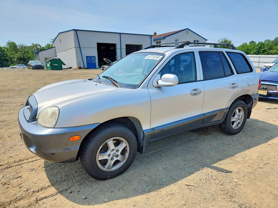 2001 Hyundai Santa fe VIN KM8SC83D81U110247 COPART salvage auction — MINOR DENT/SCRATCHES, NJ - CERTIFICATE OF TITLE, sold $550 on 2026-07-20 (photo 1)