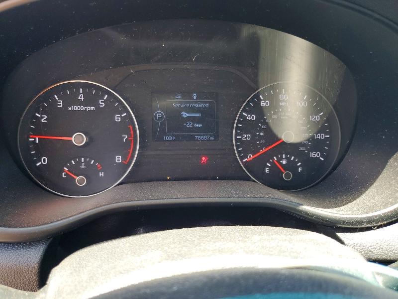 2019 Kia Sportage VIN KNDPM3ACXK7508211 COPART salvage auction — SIDE, AZ - CERT OF TITLE - SALVAGE, sold $2,800 on 2026-07-24 (photo 9)