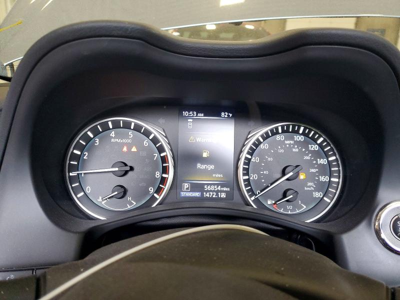 2019 Infiniti Q50 VIN JN1EV7AR1KM593623 COPART salvage auction — FRONT END, Mn - Cert Of Title-Salvage, sold $2,650 on 2026-07-28 (photo 9)