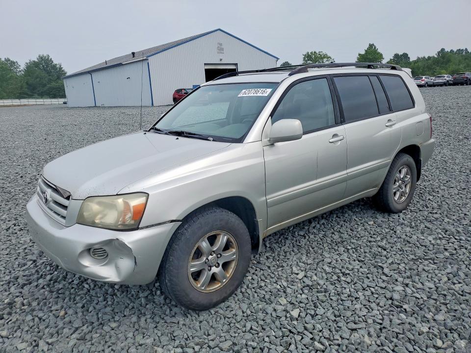 2006 Toyota Highlander VIN JTEEP21A360157188 COPART salvage auction — FRONT END, Oh - Certificate Of Title, sold $1,150 on 2026-08-03 (photo 1)