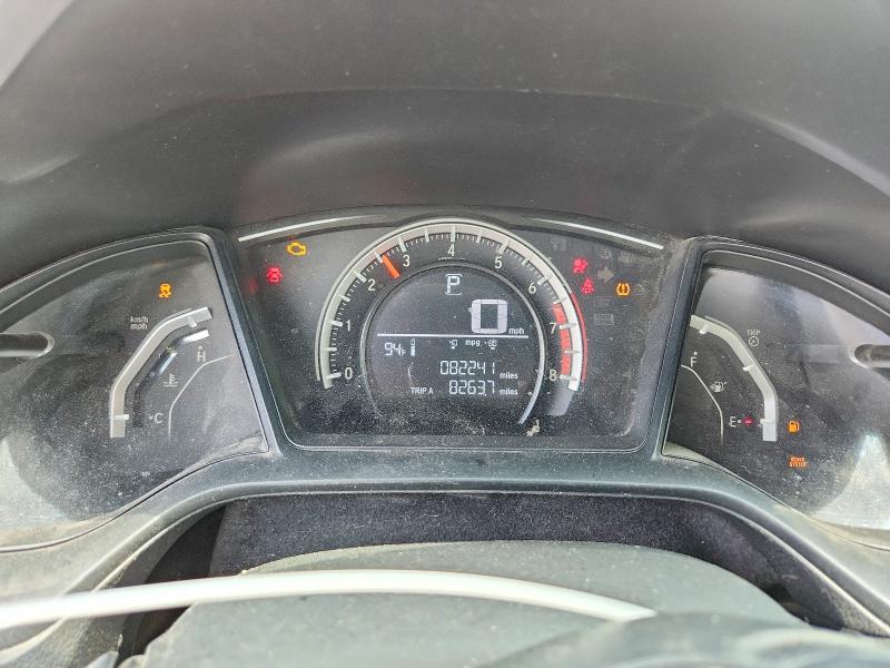 2018 Honda Civic VIN SHHFK7H41JU212296 COPART salvage auction — FRONT END, Tn - Salvage Certificate, sold $1,750 on 2026-07-27 (photo 9)