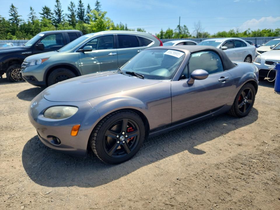 2007 Mazda Mx-5 miata VIN JM1NC15F170133523 COPART salvage auction — FRONT END, ON - PERMIT SALVAGE, sold $825 on 2026-07-21 (photo 1)