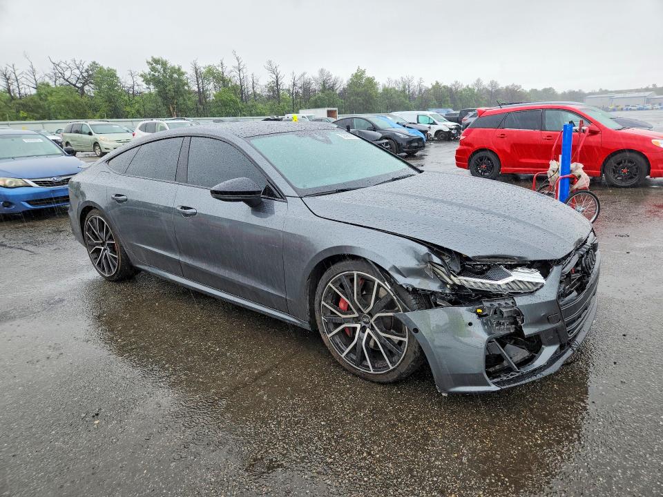 2021 Audi S7 VIN WAUSFBF29MN053054 COPART salvage auction — FRONT END, Ny - Mv-907A Salvage Certificate, sold $26,750 on 2026-07-20 (photo 4)
