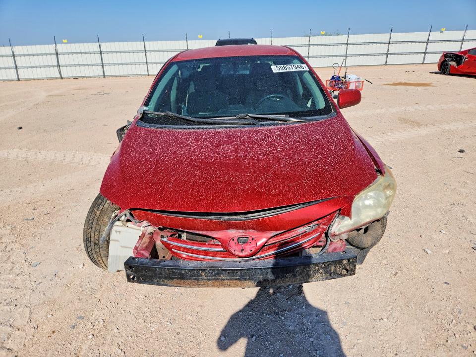 2013 Toyota Corolla VIN 5YFBU4EE6DP163434 COPART salvage auction — ALL OVER, TX - SALVAGE VEHICLE TITLE (P), sold $850 on 2026-07-15 (photo 5)