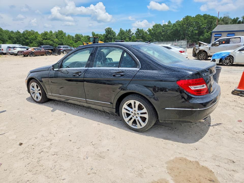 2012 Mercedes-benz C class VIN WDDGF8BB4CR191678 COPART salvage auction — NORMAL WEAR, Ga - Certificate Of Title, sold $200 on 2026-07-31 (photo 2)