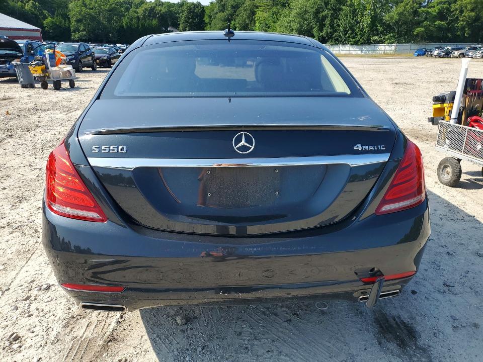 2016 Mercedes-benz S-klasse VIN WDDUG8FB4GA246385 COPART salvage auction — WATER/FLOOD, Ma - Cert Of Title-Reconstrctd Fld, sold $8,300 on 2026-08-10 (photo 6)