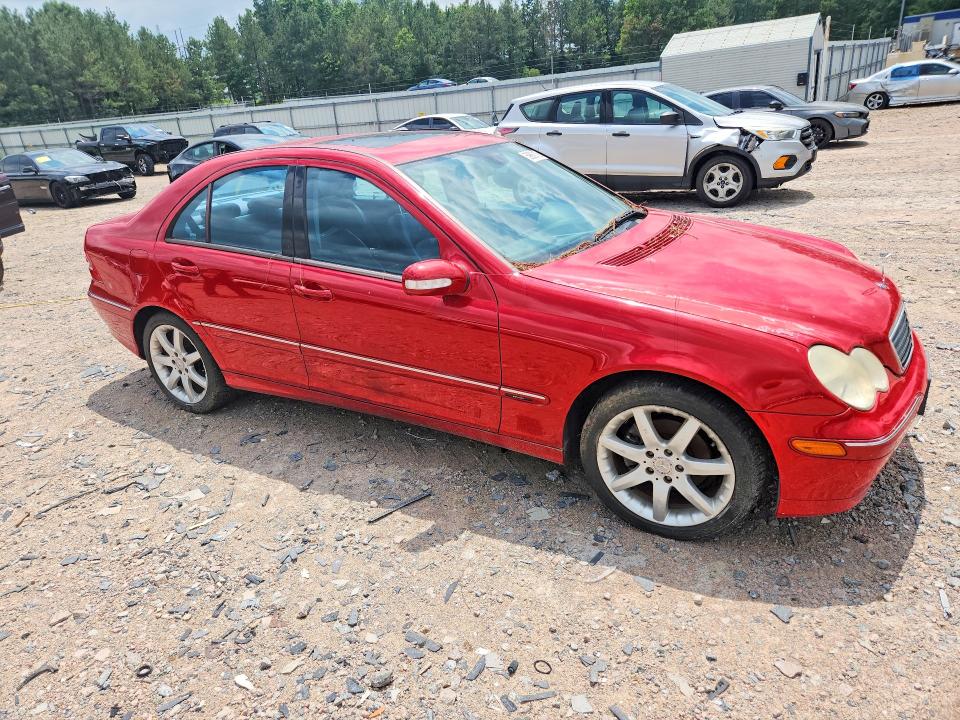 2004 Mercedes-benz C class VIN WDBRF40J64A565695 COPART salvage auction — BURN, Va - Cert Of Title - Salvage, sold $325 on 2026-07-20 (photo 4)