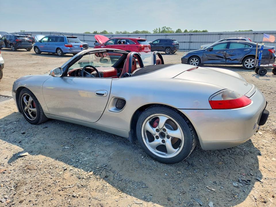 1998 Porsche Boxster VIN WP0CA2981WU620212 COPART salvage auction — WATER/FLOOD, VA - CERT OF TITLE - SALVAGE, sold $200 on 2026-08-05 (photo 2)