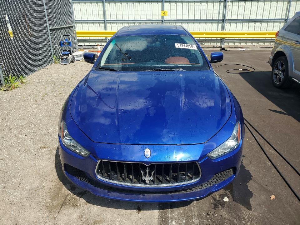 2015 Maserati Ghibli VIN ZAM57XSAXF1149319 COPART salvage auction — VANDALISM, Mi - Cert Of Title-Rebuilt Salvage, sold $2,550 on 2026-07-14 (photo 5)