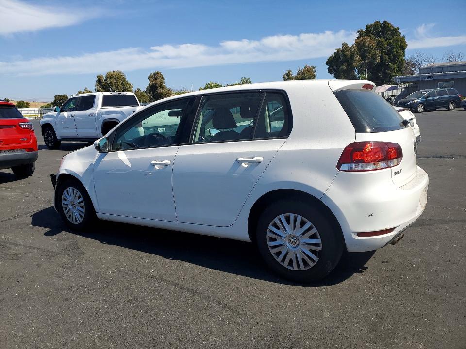 2013 Volkswagen Golf VIN WVWDB7AJ5DW131438 COPART salvage auction — FRONT END, Ca - Salvage Certificate, sold $675 on 2026-08-19 (photo 2)