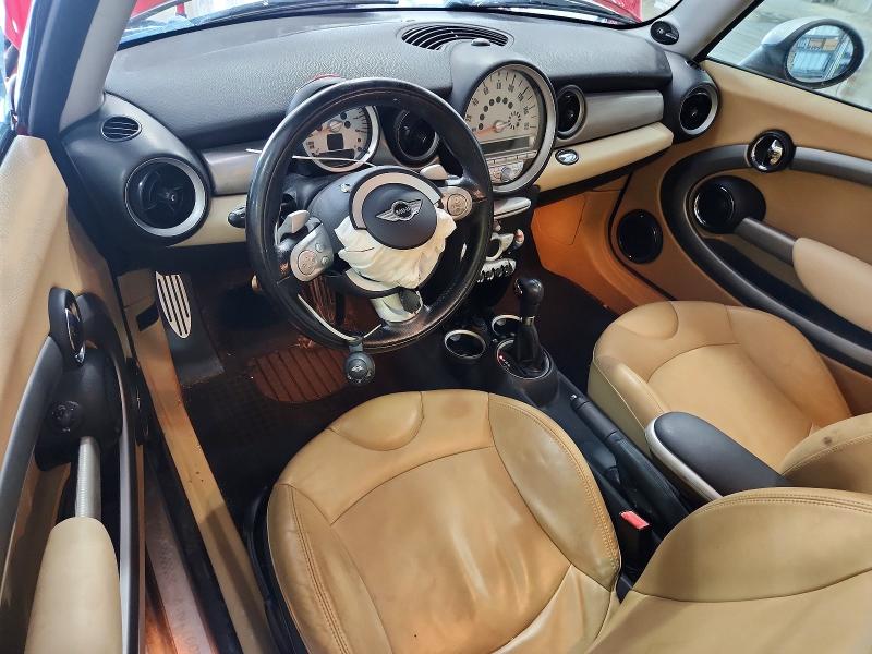 2010 Mini Cooper VIN WMWMM3C50ATP94395 COPART salvage auction — FRONT END, Il - Salvage Certificate, sold $525 on 2026-08-12 (photo 8)