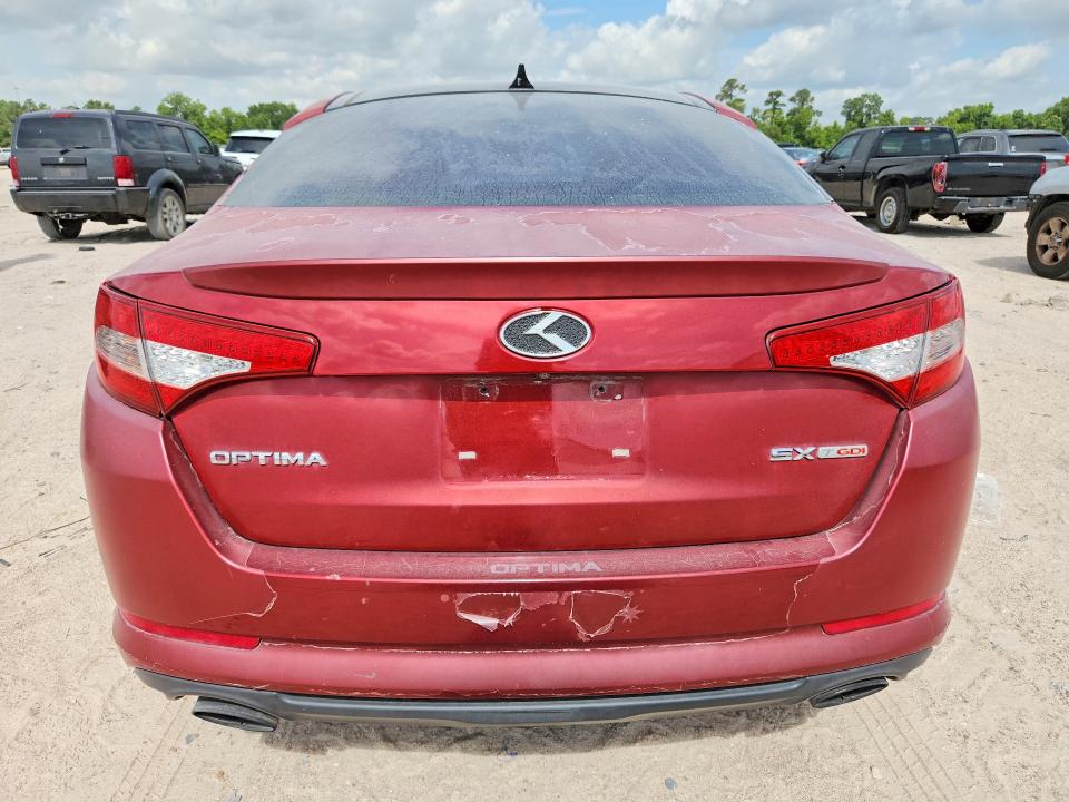 2013 Kia Optima VIN 5XXGR4A6XDG220801 COPART salvage auction — SIDE, Tx - Certificate Of Title, sold $800 on 2026-07-17 (photo 6)