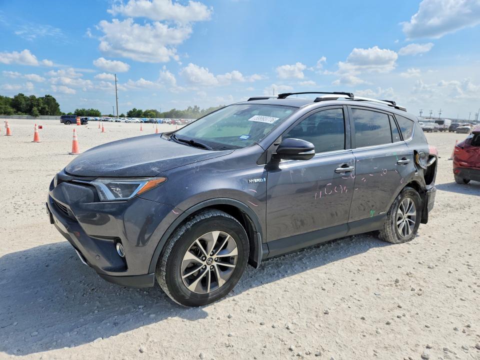 2018 Toyota Rav 4 VIN JTMRJREV9JD158926 COPART salvage auction — REAR END, Salvage Title, sold $550 on 2026-07-23 (photo 1)