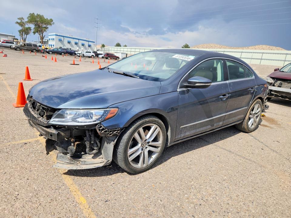 2013 Volkswagen Cc VIN WVWRP7AN4DE514884 COPART salvage auction — FRONT END, NM - CERT OF TITLE-SALVAGE (P), sold $900 on 2026-07-23 (photo 1)