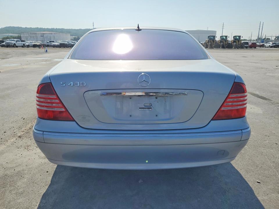 2003 Mercedes-benz S class VIN WDBNG70J93A371691 COPART salvage auction — MINOR DENT/SCRATCHES, Ok - Certificate Of Title (P), sold $950 on 2026-07-31 (photo 6)