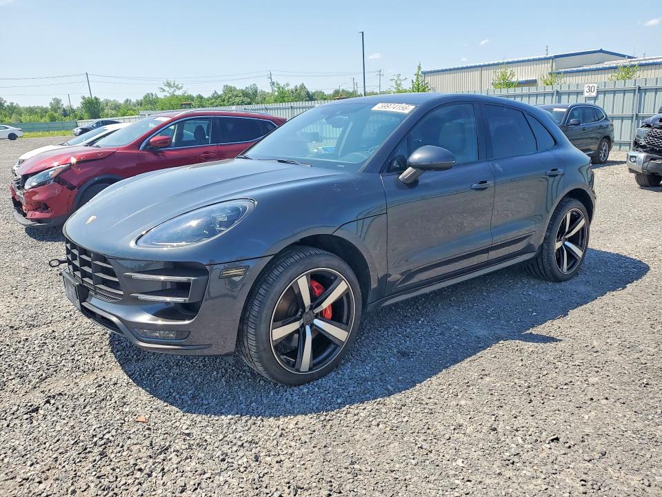 2017 Porsche Macan VIN WP1AF2A55HLB61526 COPART salvage auction — WATER/FLOOD, ON - PERMIT IRREPAIRABLE, sold $1,900 on 2026-07-21 (photo 1)