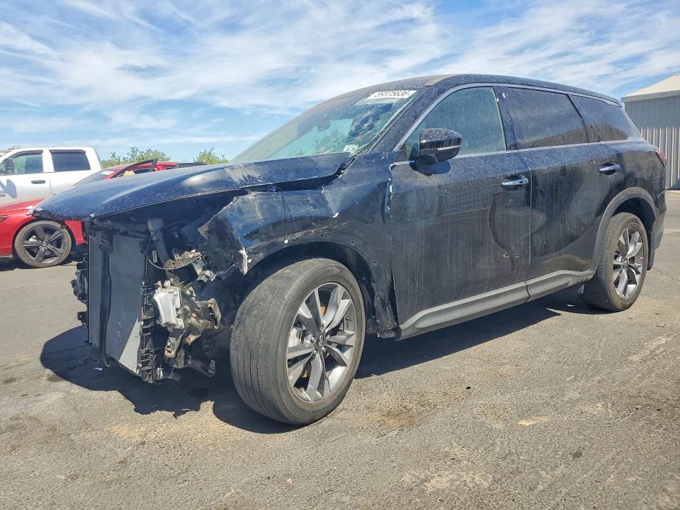 2025 Infiniti Qx60 VIN 5N1AL1ES0SC331122 COPART salvage auction — FRONT END, Nj - Cert Of Title-Salvage, sold $3,500 on 2026-07-09 (photo 1)