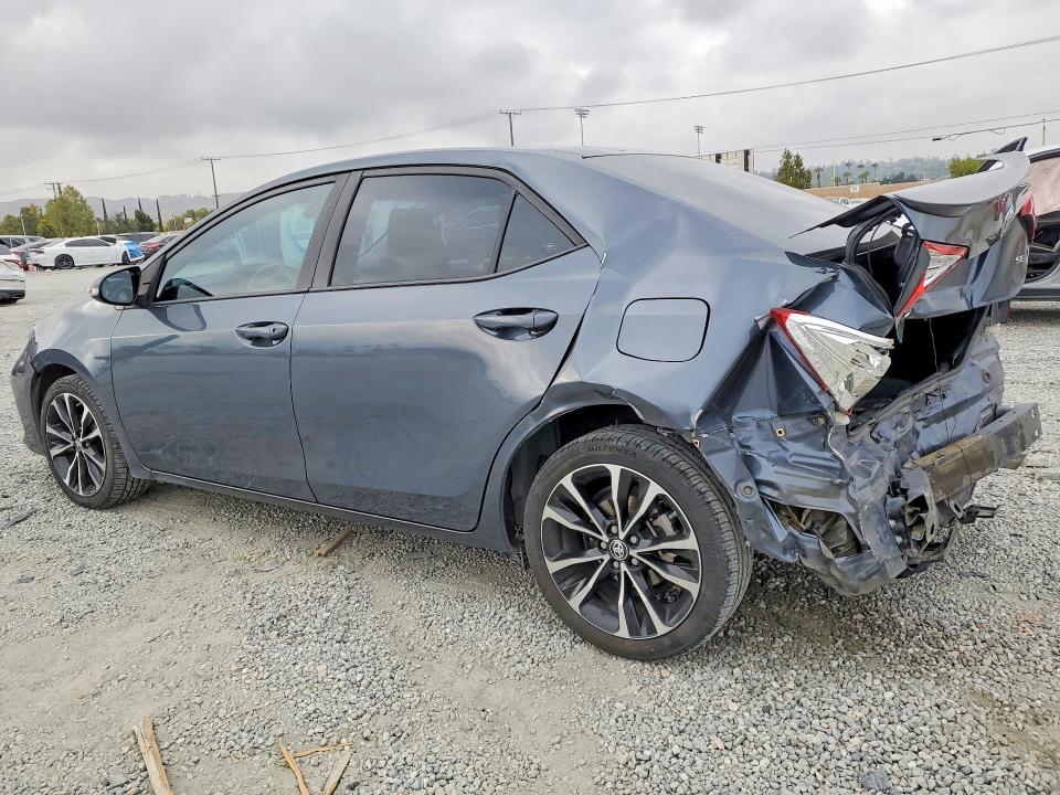 2018 Toyota Corolla VIN 5YFBURHE4JP782215 COPART salvage auction — REAR END, Ca - Salvage Certificate, sold $3,850 on 2026-07-22 (photo 2)