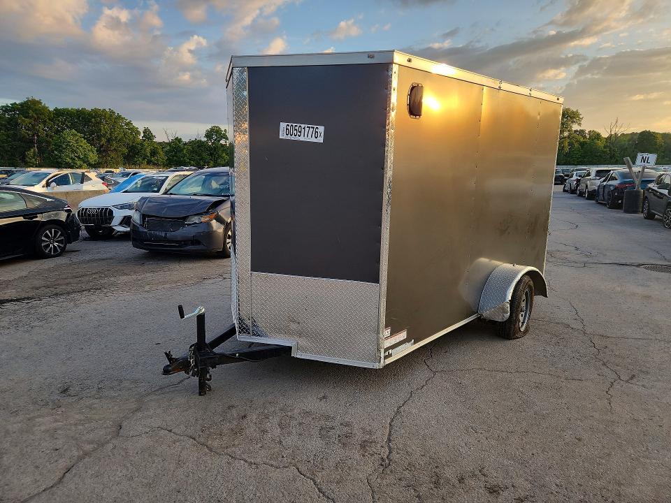 2026 Titanium cargo 10' enclosed cargo VIN 7PLBE1018TM014165 COPART salvage auction — SIDE, NY - MV-907A SALVAGE CERTIFICATE, sold $425 on 2026-07-23 (photo 1)