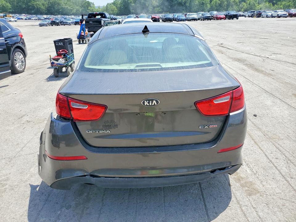 2015 Kia Optima VIN 5XXGN4A77FG399550 COPART salvage auction — REAR END, Pa - Certificate Of Salvage, sold $825 on 2026-07-16 (photo 6)