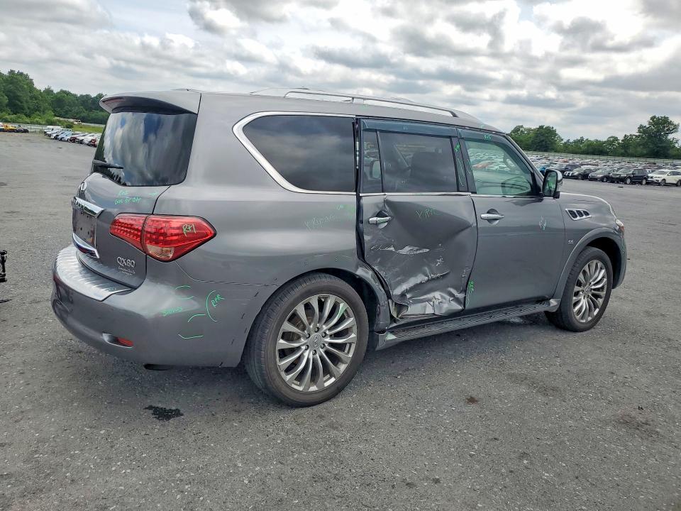 2017 Infiniti Qx80 VIN JN8AZ2NE5H9152930 COPART salvage auction — SIDE, Pa - Certificate Of Salvage, sold $4,800 on 2026-07-14 (photo 3)