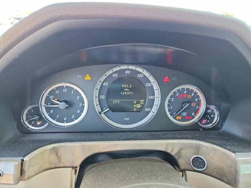 2010 Mercedes-benz E-klasse VIN WDDHF5GB0AA036178 COPART salvage auction — FRONT END, Fl - Cert Of Title Slvg Rebuildable, sold $700 on 2026-08-13 (photo 9)