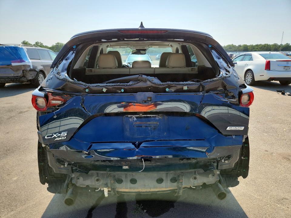 2017 Mazda Cx-5 VIN JM3KFBCL6H0162081 COPART salvage auction — REAR END, Ny - Mv-907A Salvage Certificate, sold $4,150 on 2026-07-08 (photo 6)