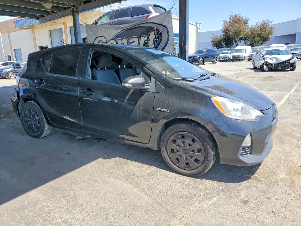 2014 Toyota Prius VIN JTDKDTB39E1572322 COPART salvage auction — REAR END, Ca - Salvage Certificate, sold $575 on 2026-07-14 (photo 4)